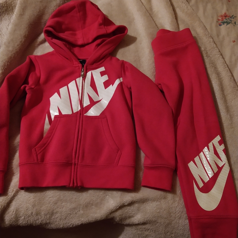 Pink Nike Sweat Suit 4t